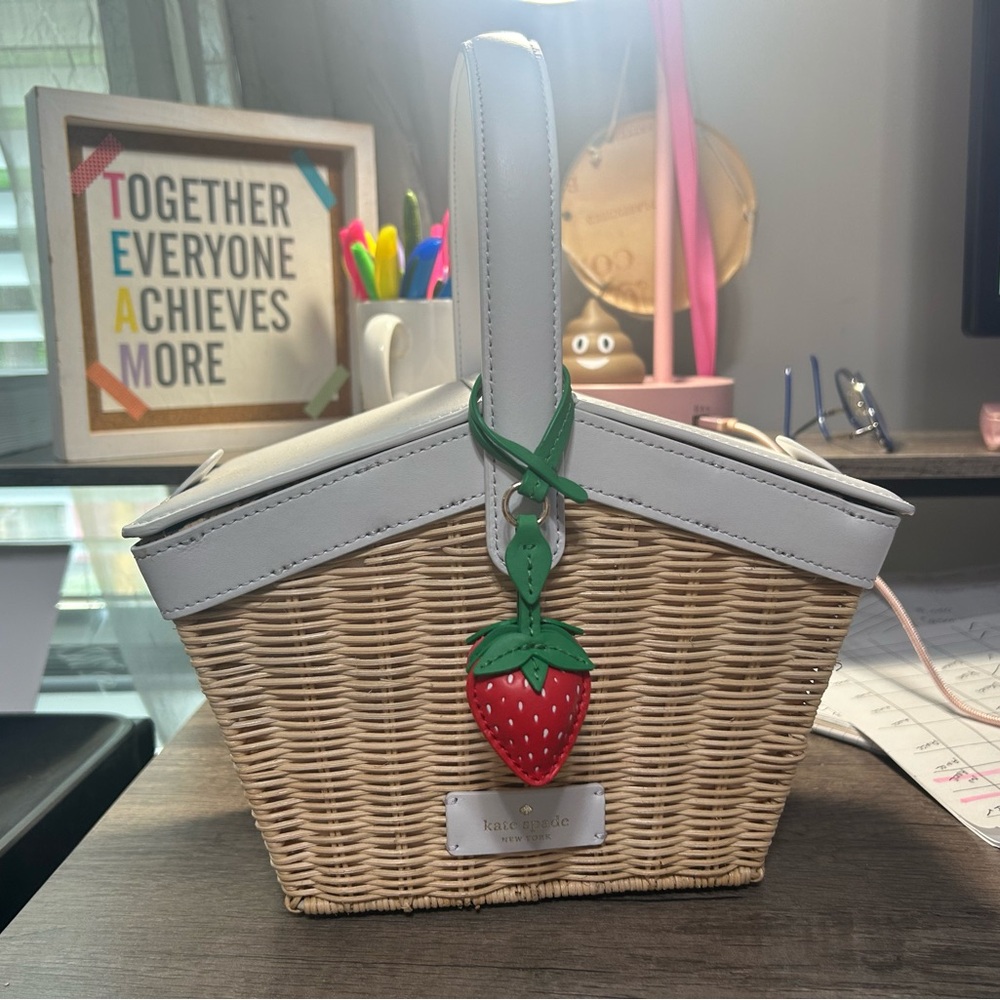 Kate spade strawberry basket purse